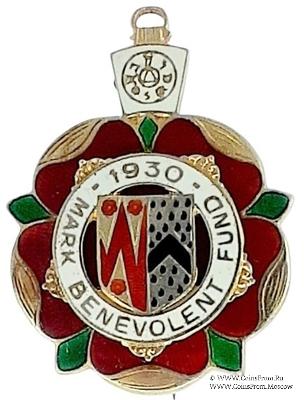 1930. Знак STEWARD Mark Benevolent Fund. 