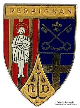 Значок города Перпиньян. Франция.