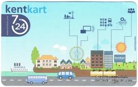 Транспортная карта Kentkart 7/24 2021 г. (Турция)