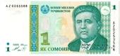 1 сомони 1999 (2000) г. 