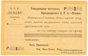 1 рубль 1923 г. (Краснодар)