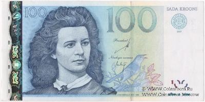 100 крон 2007 г. 